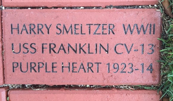 Harry Smeltzer Brick USS Franklin Memorial Stuart Florida